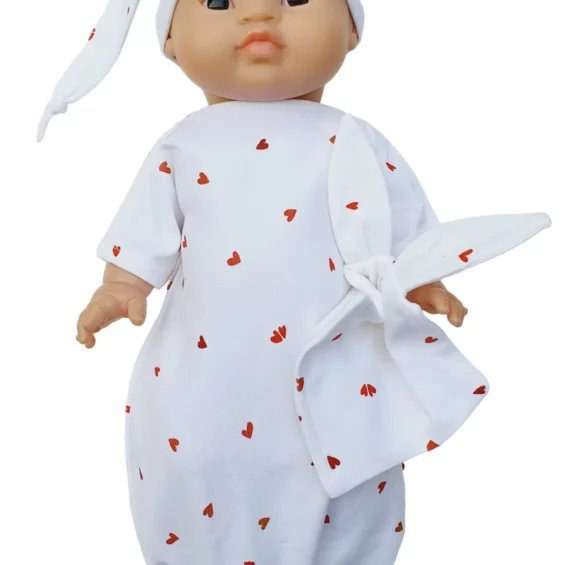 colerette fleur blanche – maman poule & papa coq