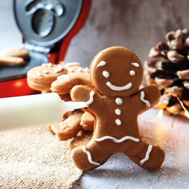 préparation pour bonhomme en pain d'épices scrapcooking