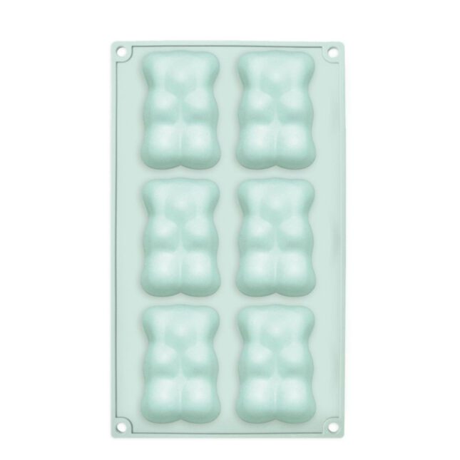 moule en silicone 6 grands oursons scrapcooking