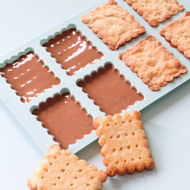 moule en silicone petit beurre scrapcooking