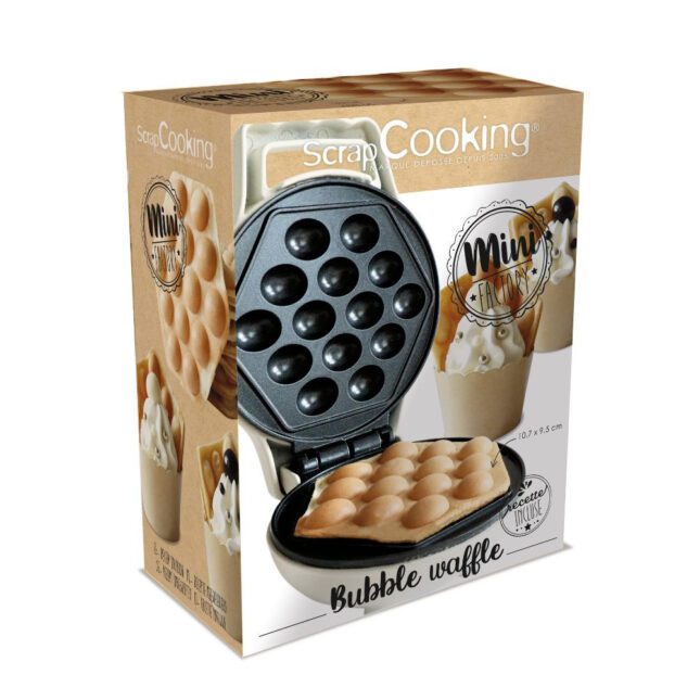 mini machine à bubble waffle scrapcooking