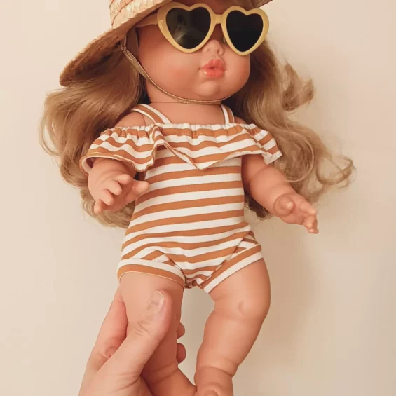 maillot de bain 1 pièces épaules froufrou maman poule & papa coq