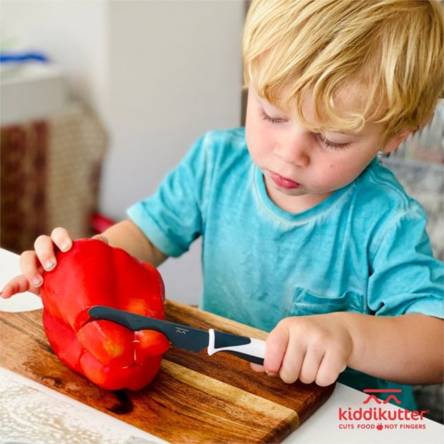 Le couteau enfant Kiddikutter, le couteau qui ne coupe pas les doigts – Image 2