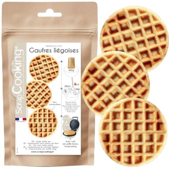 préparation pour gauffres scrapcooking