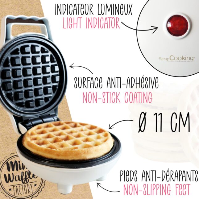 préparation pour gauffres scrapcooking