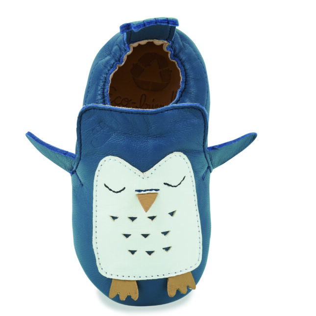 Chaussons cuir pingouin anti-glisse