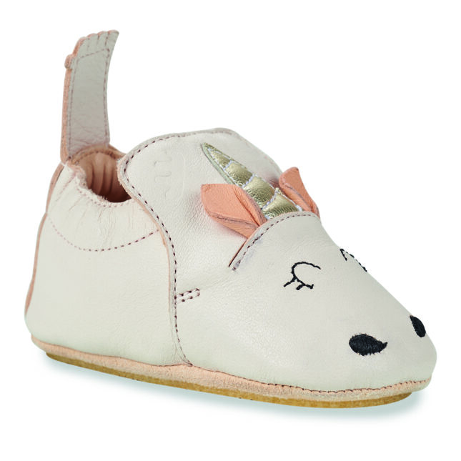 Chaussons cuir licorne anti-glisse – Image 4