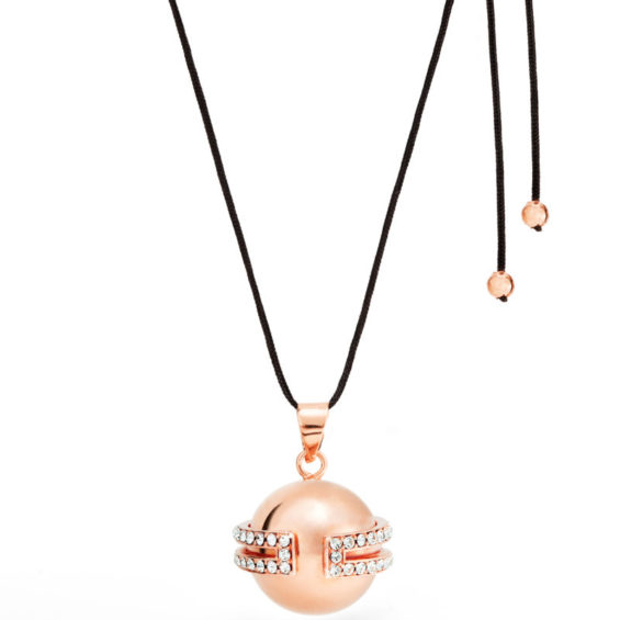 Bola de grossesse - Déesse - Doré Or Rose - Cristaux Swarovski