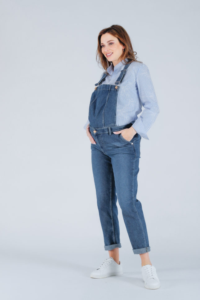 Jean de grossesse / salopette Carrie Mom fit – Image 12