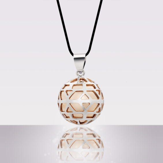 Bola de grossesse - Géométrique rose