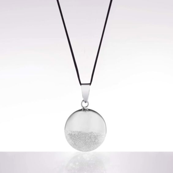 Bola de grossesse - Sphère diamant argent