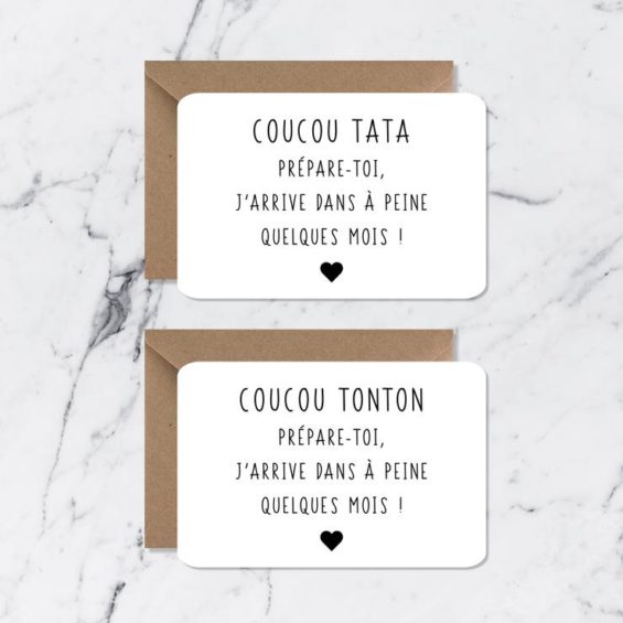 Annonce carte tonton/tata