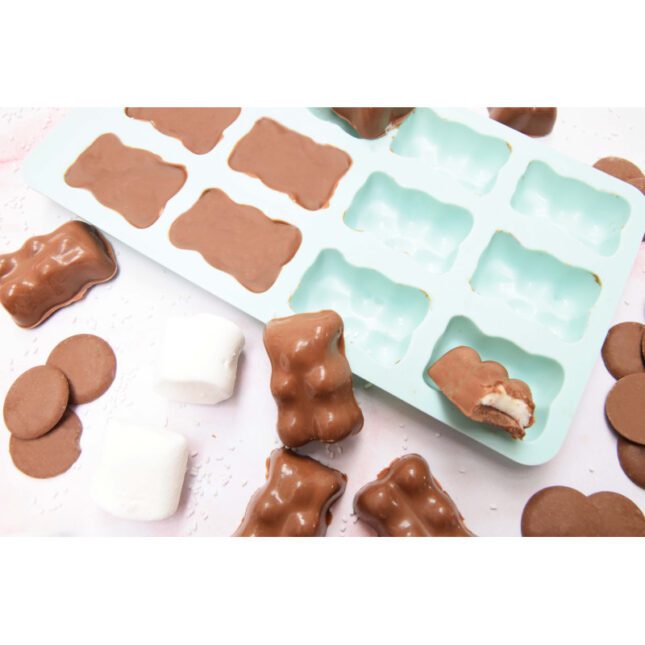 moule en silicone 12 oursons scrapcooking