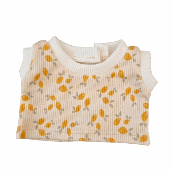 suzanne tee shirt garçon citron maman poule & papa coq